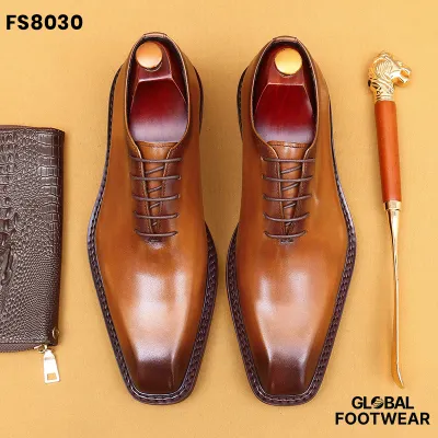 Leather men's genuine leather British high-grade business Formal shoes